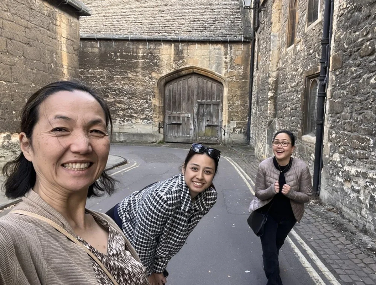 With fellow WOW alumni Shawntel Nieto and Isa Buencamino in London. “Don't underestimate the impact of starting small and caring enough to take action. Every effort counts.”